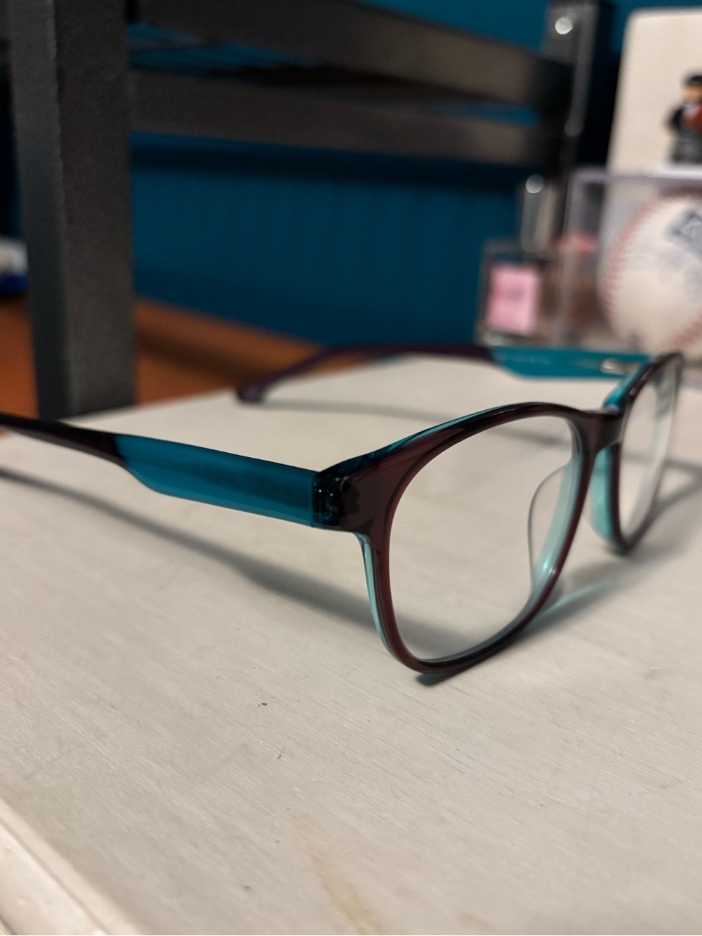 Firmoo purple/teal frames - Picture 5 of 6